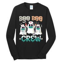 Boo Boo Crew Halloween Ghost Nursing Nurse Tall Long Sleeve T-Shirt