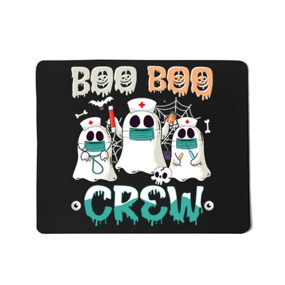 Boo Boo Crew Halloween Ghost Nursing Nurse Mousepad