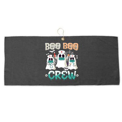 Boo Boo Crew Halloween Ghost Nursing Nurse Large Microfiber Waffle Golf Towel