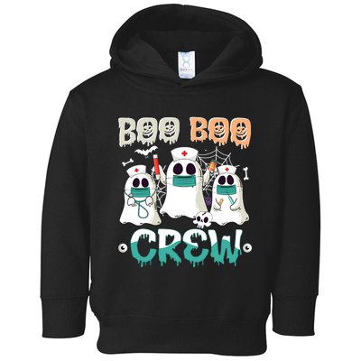 Boo Boo Crew Halloween Ghost Nursing Nurse Toddler Hoodie