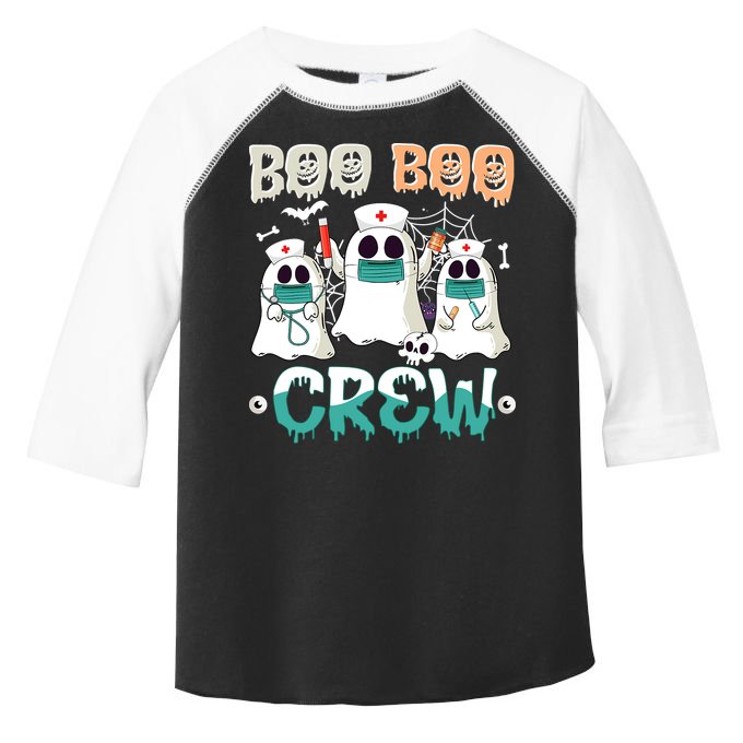 Boo Boo Crew Halloween Ghost Nursing Nurse Toddler Fine Jersey T-Shirt