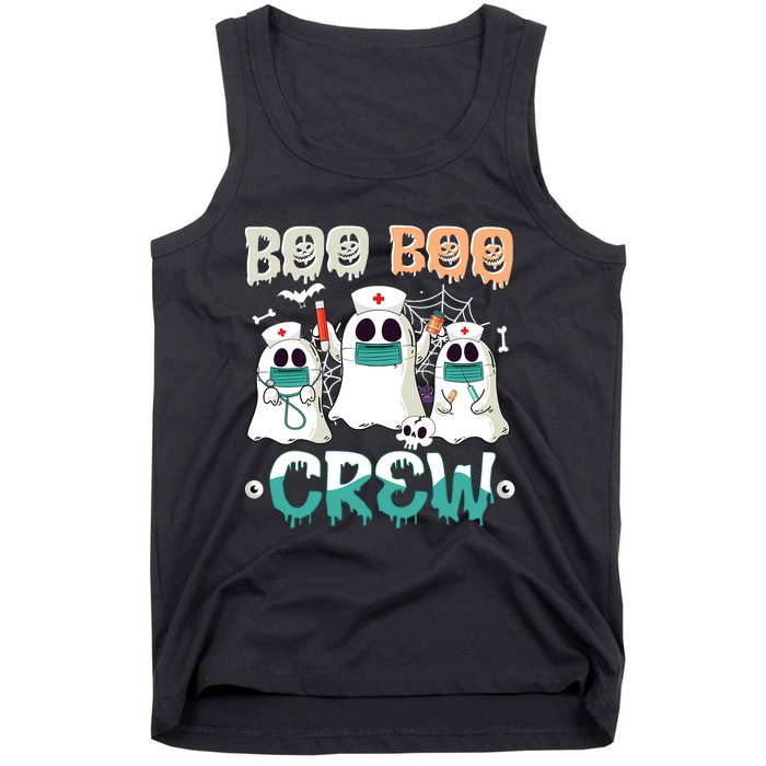 Boo Boo Crew Halloween Ghost Nursing Nurse Tank Top