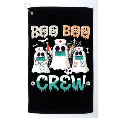 Boo Boo Crew Halloween Ghost Nursing Nurse Golf Towel