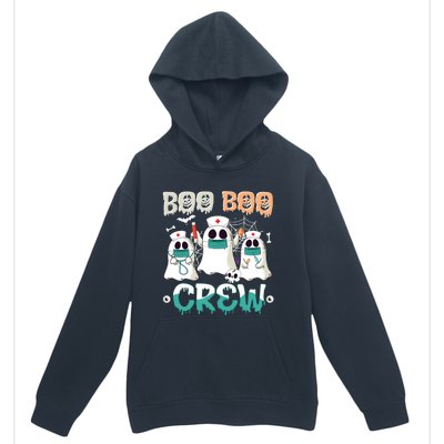 Boo Boo Crew Halloween Ghost Nursing Nurse Urban Pullover Hoodie