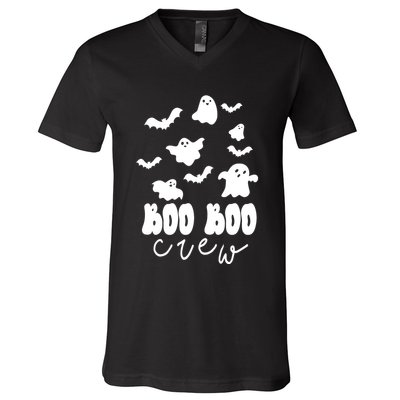 Boo Boo Crew Halloween Festive V-Neck T-Shirt