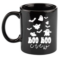 Boo Boo Crew Halloween Festive 11oz C Handle Ceramic Mug