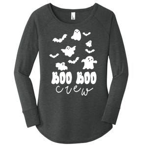 Boo Boo Crew Halloween Festive Women's Perfect Tri Tunic Long Sleeve Shirt