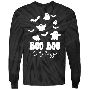 Boo Boo Crew Halloween Festive Tie-Dye Long Sleeve Shirt