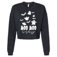 Boo Boo Crew Halloween Festive Cropped Pullover Crew