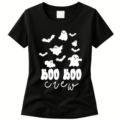 Boo Boo Crew Halloween Festive Womens T-Shirt