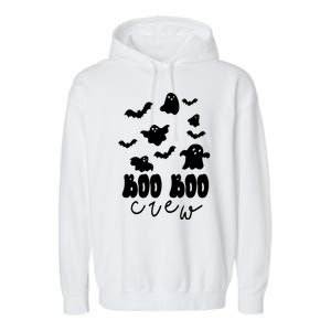 Boo Boo Crew Halloween Festive Garment-Dyed Fleece Hoodie