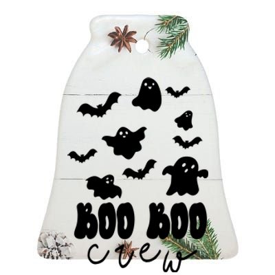 Boo Boo Crew Halloween Festive Ceramic Bell Ornament