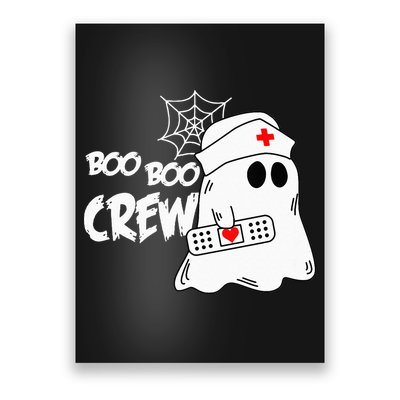 Boo Boo Crew Nurse Ghost Funny Halloween Costume Poster