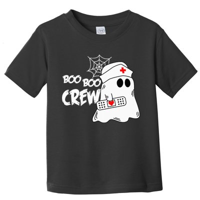 Boo Boo Crew Nurse Ghost Funny Halloween Costume Toddler T-Shirt