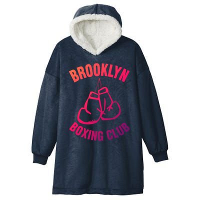 Brooklyn Boxing Club Hanging Gloves Gift Great Gift Hooded Wearable Blanket