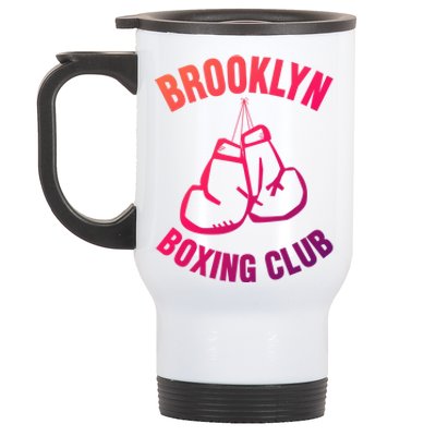 Brooklyn Boxing Club Hanging Gloves Gift Great Gift Stainless Steel Travel Mug