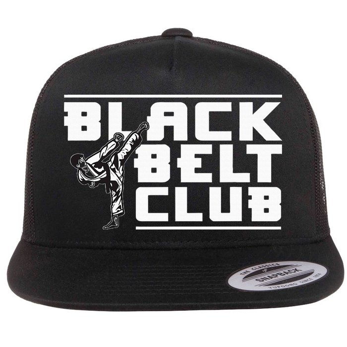 Black Belt Club Karate Black Belt Flatbill Hat