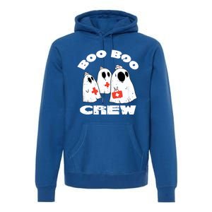 Boo Boo Crew Nurse Ghost Funny Halloween Costume Funny Gift Premium Hoodie