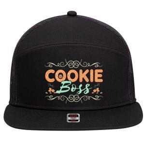 Baking Bakes Cookies Scouting Family Funny Cookie Dealer 7 Panel Mesh Trucker Snapback Hat