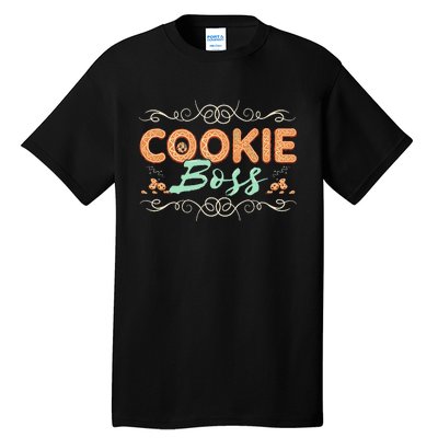 Baking Bakes Cookies Scouting Family Funny Cookie Dealer Tall T-Shirt