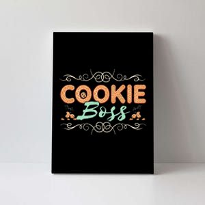 Baking Bakes Cookies Scouting Family Funny Cookie Dealer Canvas