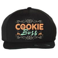 Baking Bakes Cookies Scouting Family Funny Cookie Dealer Wool Snapback Cap