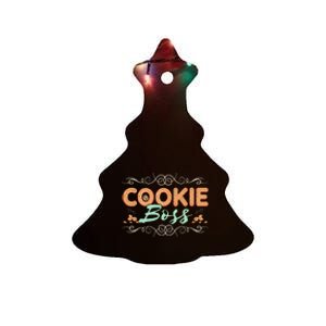 Baking Bakes Cookies Scouting Family Funny Cookie Dealer Ceramic Tree Ornament