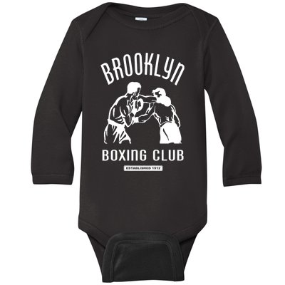 Brooklyn Boxing Club Exchanging Punches Baby Long Sleeve Bodysuit