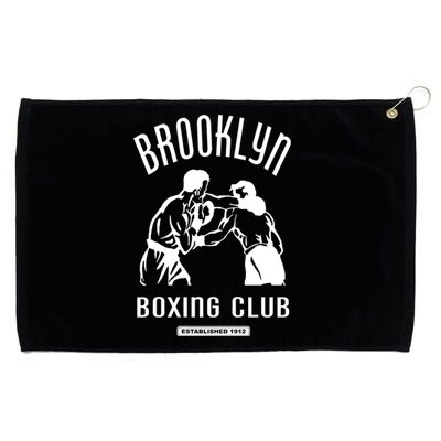 Brooklyn Boxing Club Exchanging Punches Grommeted Golf Towel