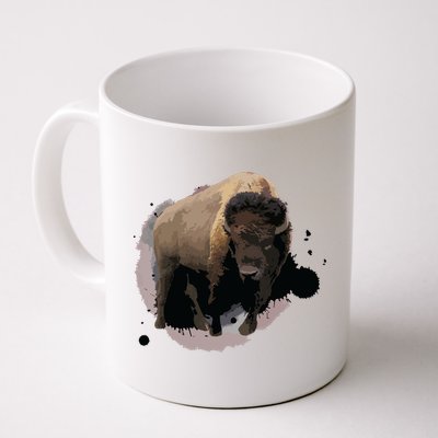 Bison Buffalo Cattle Design Illustration Gift Mug