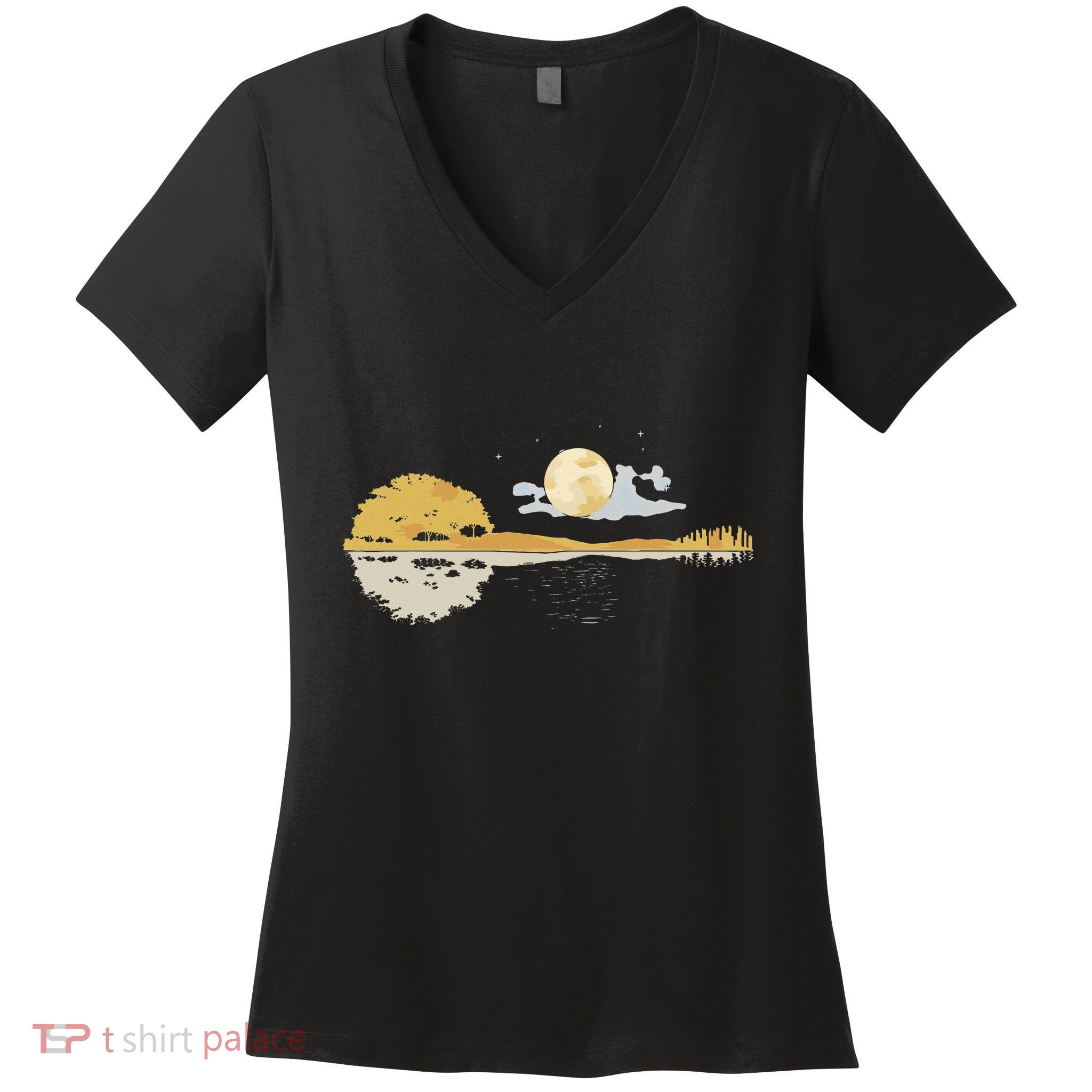 Bluegrass Banjo Country Music Banjo Gift Stringband Women's V-Neck T-Shirt