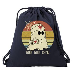 Boo Boo Crew Nurse Great Gift Halloween Nurse Great Gift Cute Gift Drawstring Bag