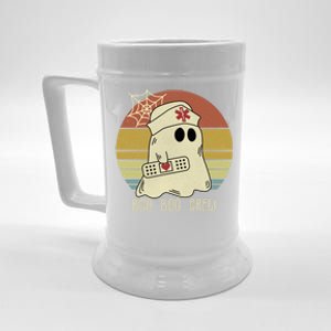 Boo Boo Crew Nurse Great Gift Halloween Nurse Great Gift Cute Gift Beer Stein