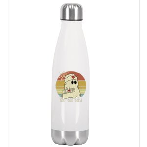 Boo Boo Crew Nurse Great Gift Halloween Nurse Great Gift Cute Gift Stainless Steel Insulated Water Bottle