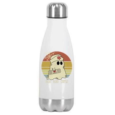 Boo Boo Crew Nurse Great Gift Halloween Nurse Great Gift Cute Gift Stainless Steel Insulated Water Bottle