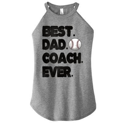 Best Baseball Coach Dad Baseball Coach Father Gift Women’s Perfect Tri Rocker Tank