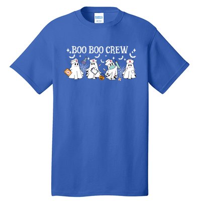 Boo Boo Crew Nurse Ghost Funny Halloween Gift Tall T-Shirt