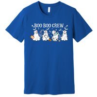 Boo Boo Crew Nurse Ghost Funny Halloween Gift Premium T-Shirt