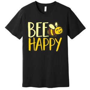  Bumble Bee Cute Bee Happy Premium T-Shirt