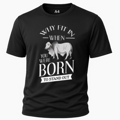 Brahman Bull Cattle Mini Zebu Cow Performance Shirt