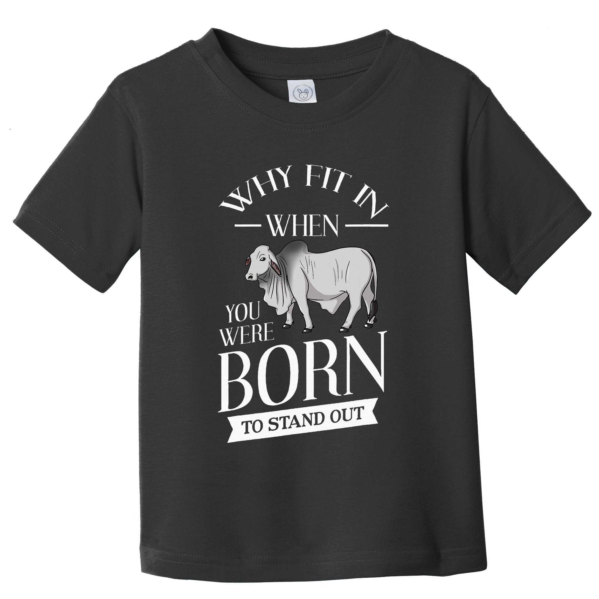 Brahman Bull Cattle Mini Zebu Cow Toddler T-Shirt