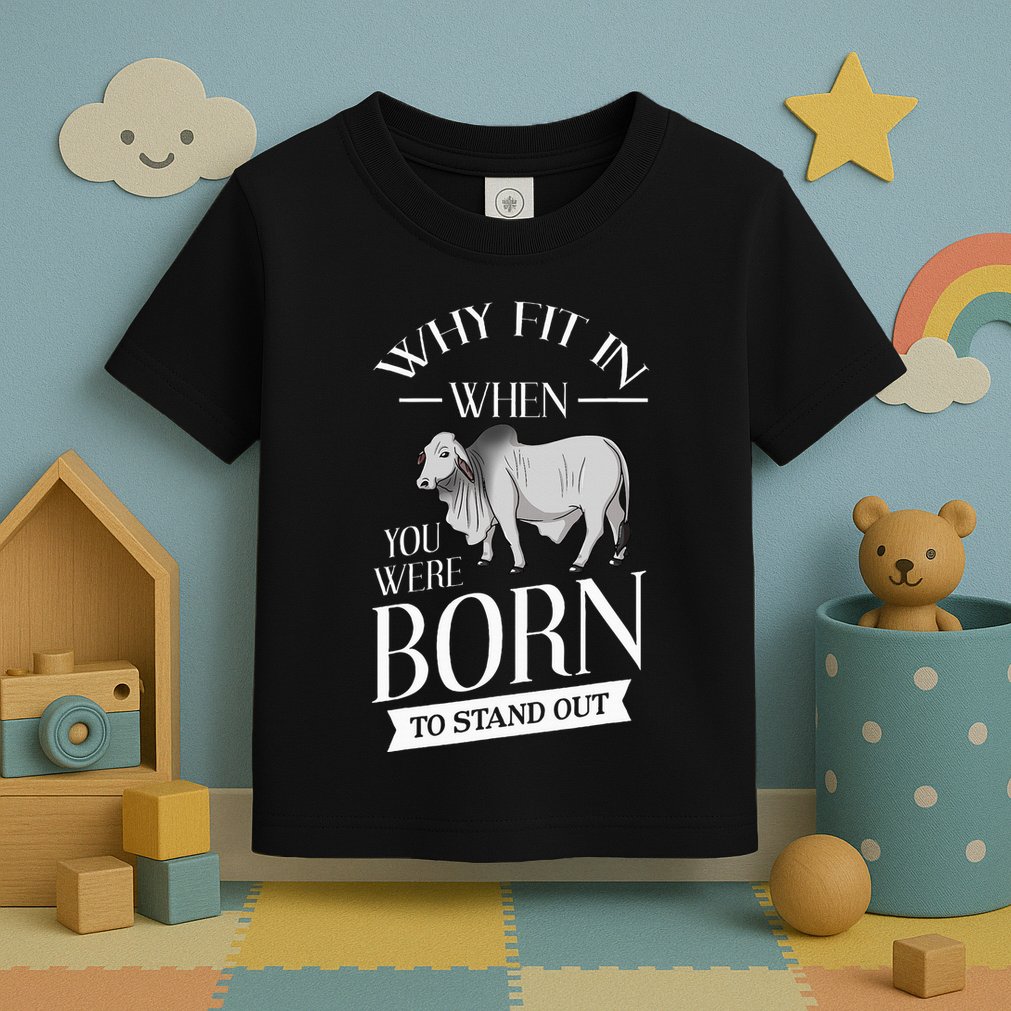 Brahman Bull Cattle Mini Zebu Cow Toddler T-Shirt