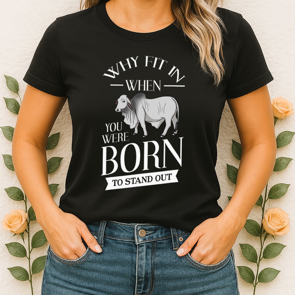 Brahman Bull Cattle Mini Zebu Cow Womens T-Shirt