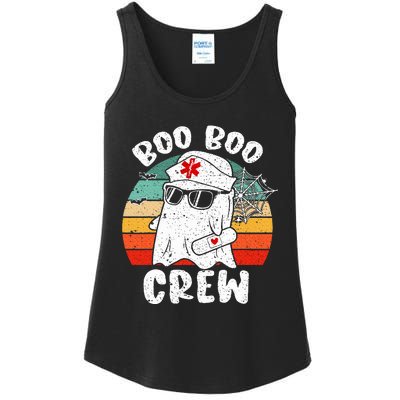 Boo boo Crew Nurse Halloween Ghost Costume Ladies Essential Tank