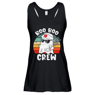 Boo boo Crew Nurse Halloween Ghost Costume Ladies Essential Flowy Tank