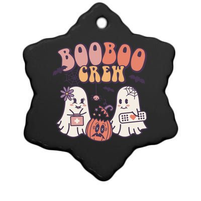 Boo Boo Crew Ghost Doctor Paramedic EMT Nurse Halloween Ceramic Star Ornament