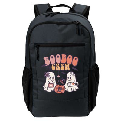 Boo Boo Crew Ghost Doctor Paramedic EMT Nurse Halloween Daily Commute Backpack