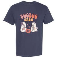 Boo Boo Crew Ghost Doctor Paramedic EMT Nurse Halloween Garment-Dyed Heavyweight T-Shirt