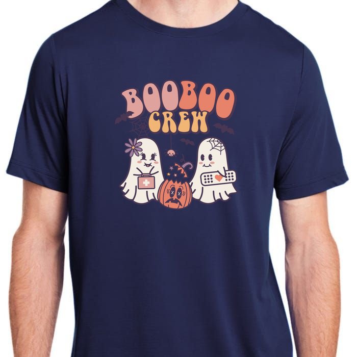 Boo Boo Crew Ghost Doctor Paramedic EMT Nurse Halloween Adult ChromaSoft Performance T-Shirt