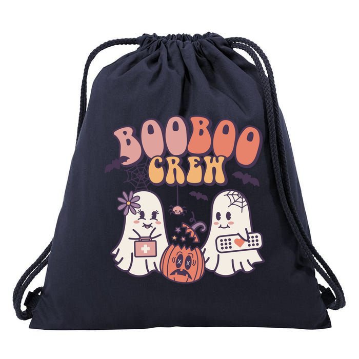 Boo Boo Crew Ghost Doctor Paramedic EMT Nurse Halloween Drawstring Bag